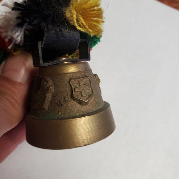 Vintage Swiss Cow Bell w/Fringe - Picture 6 of 8